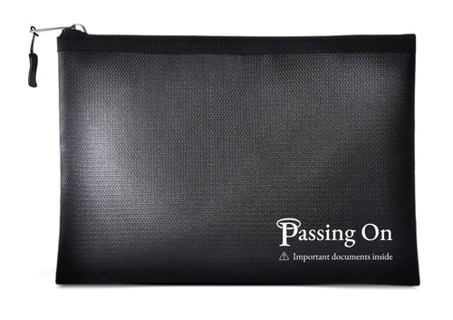 FIREPROOF & WATERPROOF Planner and A4 Document Bag